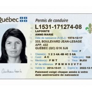 Canadian Drivers licence