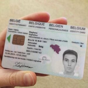 Real  Belgium ID card