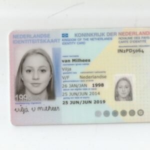 Real  Dutch ID card