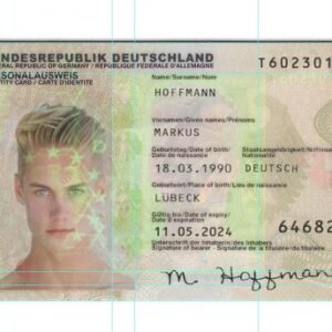 Real  German ID card