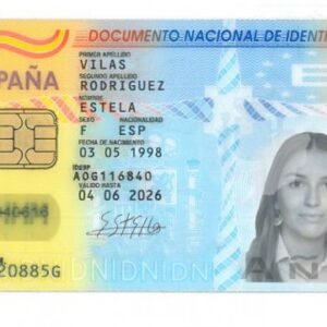 Real Spanish ID card