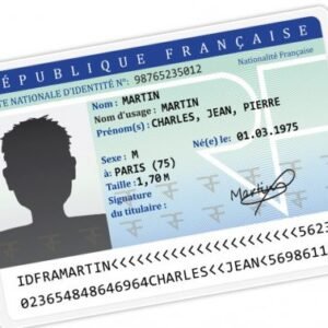 Real  France ID card