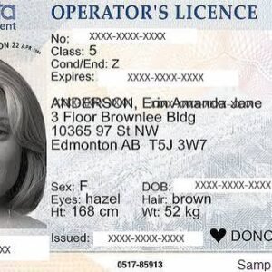 Buy Canadian Drivers Licence Online